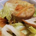 mahorou's cooksnap of when they made 麺つゆで！キャベツと竹輪の煮浸し＊簡単＊.
