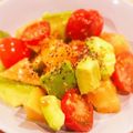 Aloha☆★'s cooksnap of when they made 柿とアボカドのクミンサラダ.