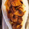 きおら+-22's cooksnap of when they made とんかつ用ロースのピリ辛味噌漬け焼.