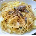 mike1230's cooksnap of when they made 煮付けが変身！鰯の和風パスタ.