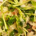 ぷーとんR's cooksnap of when they made 混ぜるだけで美味☆　大根と豆苗のサラダ.