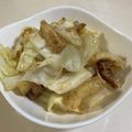 papikun's cooksnap of when they made 簡単副菜☆キャベツと油揚げのしょうが醤油.