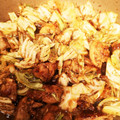 きーたんぽっぽ's cooksnap of when they made 鶏むね肉とキャベツの手羽先風甘辛炒め.