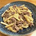 チロメルママたん's cooksnap of when they made 牛薄切り肉とじゃがいものバター醤油炒め.