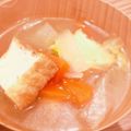 Aloha☆★'s cooksnap of when they made 厚揚げごぼう人参キャベツ玉葱の味噌汁.