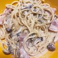 ゆーcha's cooksnap of when they made 牛乳で濃厚☆ポルチーニのクリームパスタ.