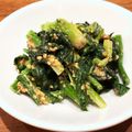 ひなまなここのはは's cooksnap of when they made ほうれん草のゴマ味噌マヨ和え.