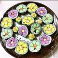 青空KMK☆'s cooksnap of when they made ひな祭りやお祝いに✿桃の飾り巻き寿司✿.