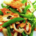 サンフラワー30's cooksnap of when they made 簡単5分♪ちくわとピーマンのマヨ炒め.