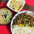 Mau☆cafe's cooksnap of when they made ☆ペッパーランチ風 焼肉ライス♪.