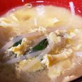 ああーちゃｎ's cooksnap of when they made 簡単！ニラ玉もやしのお味噌汁.