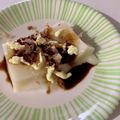 sayaendo＊'s cooksnap of when they made レンジで簡単♪お好み焼き風餅.