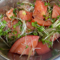 kumasan♪'s cooksnap of when they made 簡単！トマトとかいわれのさっぱりサラダ♪.