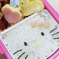 ♡みこみこ♡'s cooksnap of when they made 簡単♡詰めるだけ キティちゃんキャラ弁.
