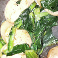 クックEGIVJ7☆'s cooksnap of when they made ほうれんソーセージの焼肉のタレ炒め.