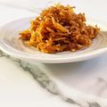 E吉☆'s cooksnap of when they made ごはんのお供に＊漬物風切り干し大根の甘辛.
