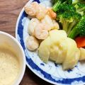 たかともしゃん's cooksnap of when they made 海老と温野菜のサラダ✻アイオリソース.
