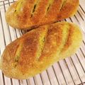 むむむん's cooksnap of when they made どっさり！ほうれん草のフランスパン♪.