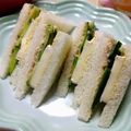 うたかた。's cooksnap of when they made しんぷる☆きゅうりとブリーチーズのサンド.