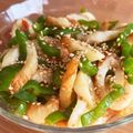 こぐまちゃんの嫁's cooksnap of when they made 簡単副菜！竹輪とピーマンのごま金平風.