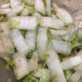 saki1010's cooksnap of when they made 簡単★白菜のお漬け物inわさび.