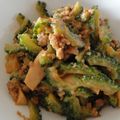 mimoarx's cooksnap of when they made 簡単！！ゴーヤと豚肉のみそ炒め.