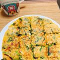 ★KOTE☆'s cooksnap of when they made ほうれん草とチーズのチヂミ.