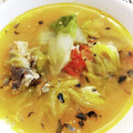 akincho16's cooksnap of when they made さば缶と白菜のミソスープ.