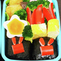 巴マミ14歳's cooksnap of when they made お魚ソーセージdeうさぎちゃん＊キャラ弁.