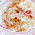 レモネード☆ソーダ☆'s cooksnap of when they made 大根･もやし&ハム☆マヨポンサラダ.