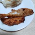 Akkers's cooksnap of when they made 居酒屋メニュー☆ふぐの唐揚げ（一夜干し）.