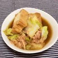 はっぴーゆりもん＊'s cooksnap of when they made 白菜と厚揚げの＼ツナ入り！／くたくた煮.