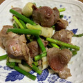 cookinSHO's cooksnap of when they made 砂肝とにんにくの芽の香り炒め.