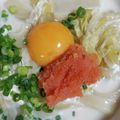 mnママ☆'s cooksnap of when they made 風邪の時に！！ 明太クリームうどん.