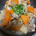 Reo14☆'s cooksnap of when they made にんじん入り♪時短豚バラ大根.