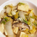 ☆あさ's cooksnap of when they made 白菜きのこ絹揚げのあんかけ炒め.