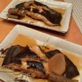 烏龍茶梅's cooksnap of when they made ☆魚煮付け覚書☆子持ちナメタガレイ煮付け.