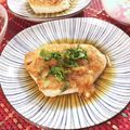 フジぽん's cooksnap of when they made めかじき一口ステーキ☆おろしソース.