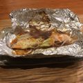 とだけんすけ's cooksnap of when they made ●鮭ときのこの味噌バターホイル焼き●.