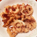 チェリチョコ's cooksnap of when they made お正月のおせちに。おかかきんぴら蓮根.
