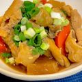 やよい・M's cooksnap of when they made 味噌が濃厚～こっくりモツ煮込み.