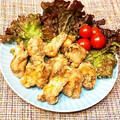 なつき☆ミ's cooksnap of when they made ふくやの?!　明太からあげ風～♫.