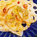 MizuhoBank's cooksnap of when they made おうちで中華風れんこんのあえもの.
