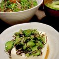 とろろ☆'s cooksnap of when they made きゅうりと塩昆布の冷奴.