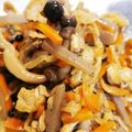 ココあやワン's cooksnap of when they made 切り干し大根の煮物。きのこ入り。.