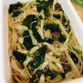 かなぽん☆☆'s cooksnap of when they made わかめとえのきのお浸し【作り置き】.