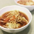 ともみん❤'s cooksnap of when they made 冷凍餃子でお手軽！ｻﾝﾗｰﾀﾝ風ｽｰﾌﾟ.