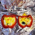 類chan's cooksnap of when they made クリスマスに☆パプリカのオープンオムレツ.