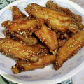 ♪りえにゃん♪'s cooksnap of when they made 揚げ焼きで簡単♡10分で手羽中の甘辛揚げ.