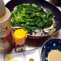 うたかた。's cooksnap of when they made 豚肉ときのこと小松菜のフライパン蒸し.
